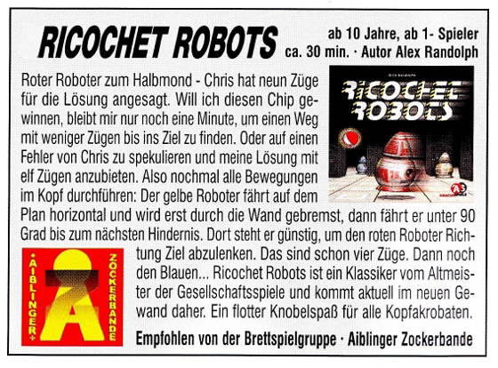Riccochet Robots